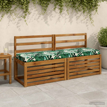 Bænkpude SOEST 100% polyester Bladmønster 160 x 40 x 8 cm