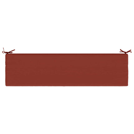 Bænkpude SOEST 100% polyester Rød 150 x 40 x 8 cm