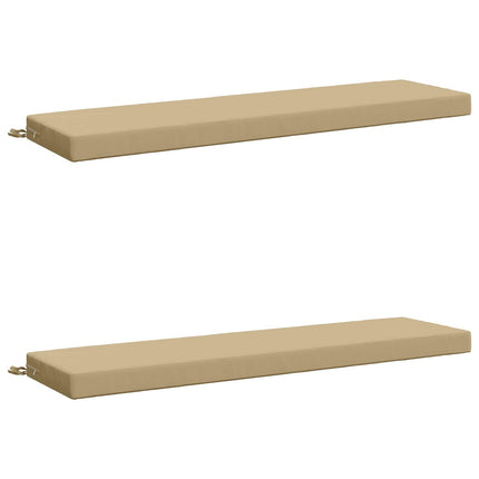 2-delt bænkepude SOEST 2 stk. 100% polyester Beige