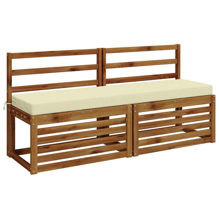 Bænkpude SOEST 100% polyester Cremefarvet 160 x 40 x 8 cm