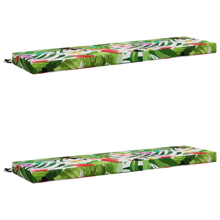 2-delt bænkepude SOEST 2 stk. 100% polyester Flerfarvet