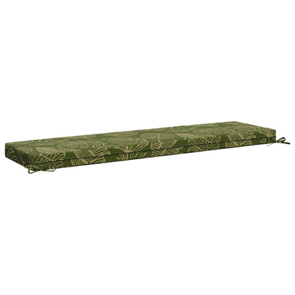 Bænkpude SOEST 100% polyester Bladdesign 160 x 40 x 8 cm