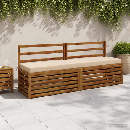 Bænkpude SOEST 100% polyester Cremefarvet 170 x 40 x 8 cm