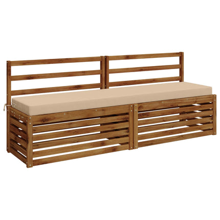 Bænkpude SOEST 100% polyester Cremefarvet 170 x 40 x 8 cm