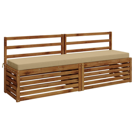 Bænkpude SOEST 100% polyester Beige 170 x 40 x 8 cm
