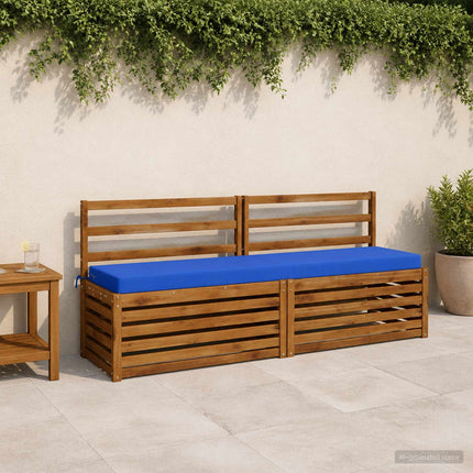 Bænkpude SOEST 100% polyester Kongelig blå 180 x 40 x 8 cm