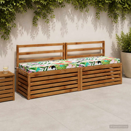 Bænkpude SOEST 100% polyester Flerfarvet 180 x 40 x 8 cm