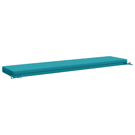 Bænkpude SOEST 100% polyester Turkis 170 x 40 x 8 cm