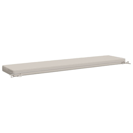 Bænkpude SOEST 100% polyester Hvid 180 x 40 x 8 cm