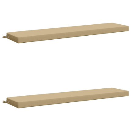 2-delt bænkepude SOEST 2 stk. 100% polyester Beige