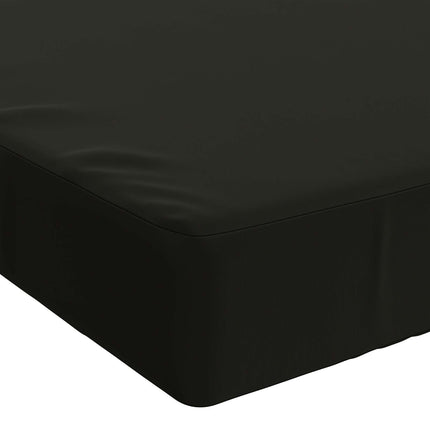 Bænkpude SOEST 100% polyester Sort 180 x 40 x 8 cm