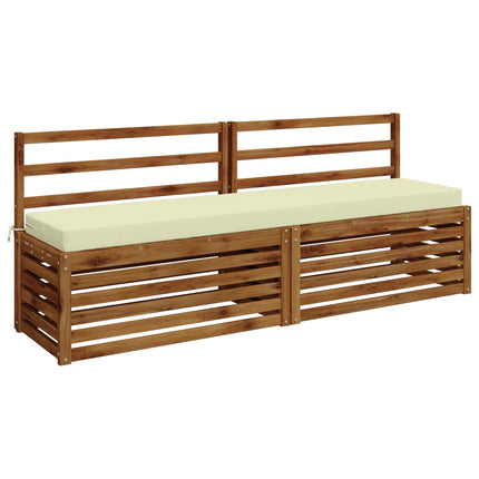Bænkpude SOEST 100% polyester Cremefarvet 180 x 40 x 8 cm
