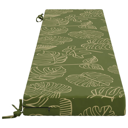 Bænkpude SOEST 100% polyester Bladdesign 180 x 40 x 8 cm