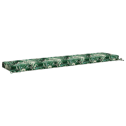2-delt bænkepude SOEST 2 stk. 100% polyester Bladmønster