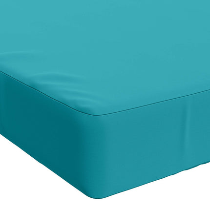 Bænkpude SOEST 100% polyester Turkis 180 x 40 x 8 cm