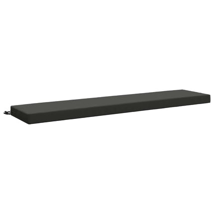 Bænkpude SOEST 100% polyester Antracit 200 x 40 x 8 cm
