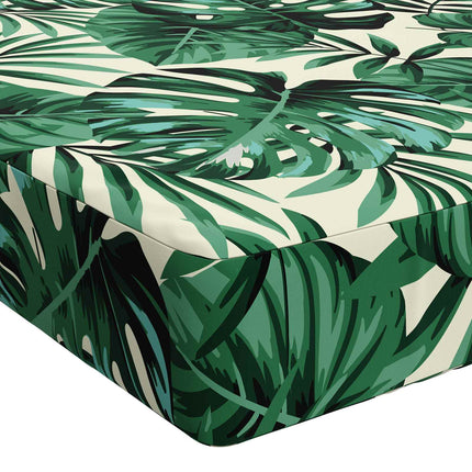 2-delt bænkepude SOEST 2 stk. 100% polyester Bladmønster