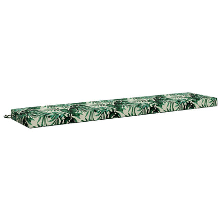 2-delt bænkepude SOEST 2 stk. 100% polyester Bladmønster