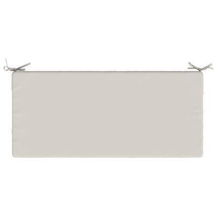 Bænkpude SOEST 100% polyester Hvid 110 x 50 x 8 cm