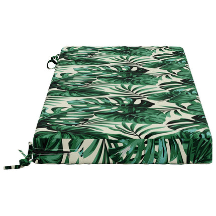 2-delt bænkepude SOEST 2 stk. 100% polyester Bladmønster