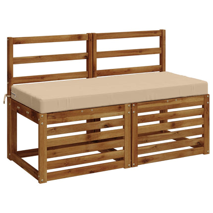 Bænkpude SOEST 100% polyester Cremefarvet 120 x 50 x 8 cm