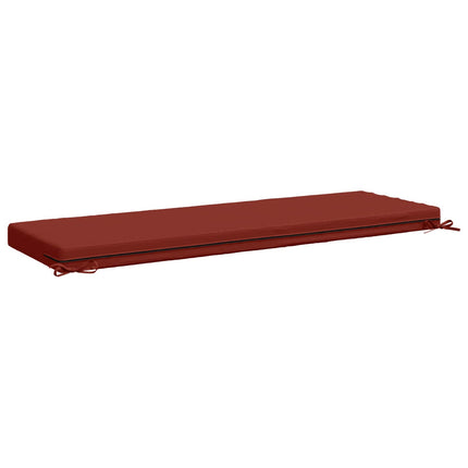 Bænkpude SOEST 100% polyester Rød 140 x 50 x 8 cm