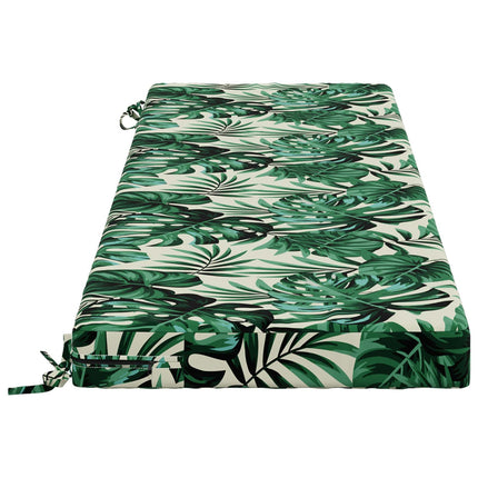 2-delt bænkepude SOEST 2 stk. 100% polyester Bladmønster