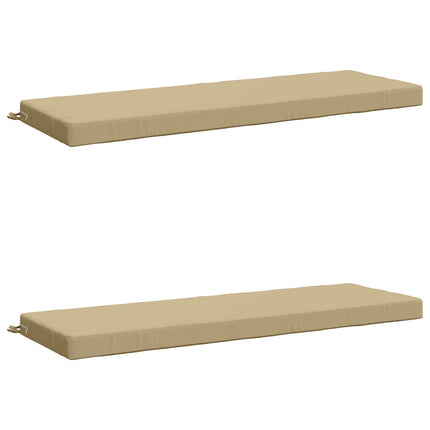 2-delt bænkepude SOEST 2 stk. 100% polyester Beige
