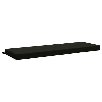 Bænkpude SOEST 100% polyester Sort 150 x 50 x 8 cm