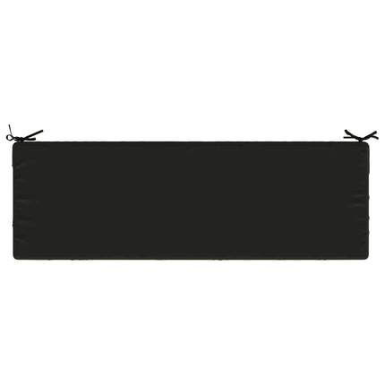 Bænkpude SOEST 100% polyester Sort 150 x 50 x 8 cm