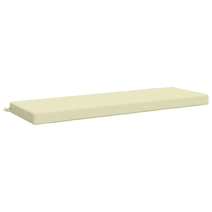 Bænkpude SOEST 100% polyester Cremefarvet 150 x 50 x 8 cm