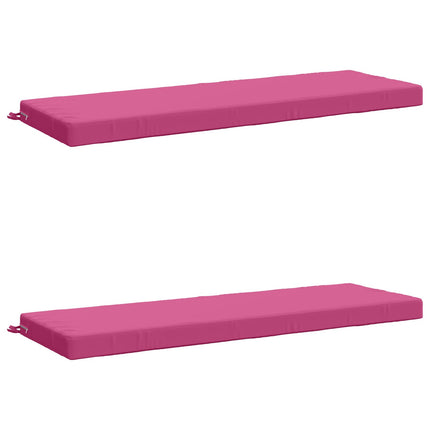 2-delt bænkepude SOEST 2 stk. 100% polyester Lyserød