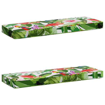 2-delt bænkepude VUGHT 2 pcs 100% polyester Flerfarvet