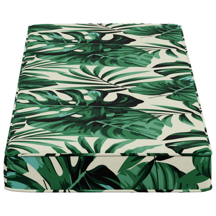 2-delt bænkepude VUGHT 2 pcs 100% polyester Bladmønster