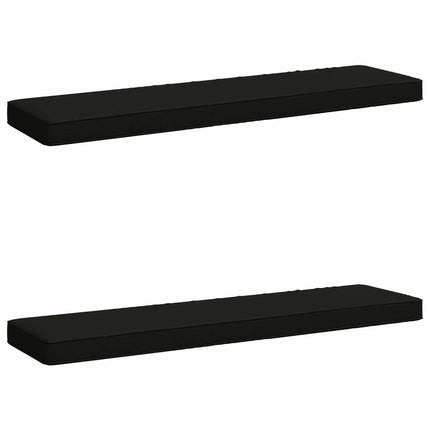 2-delt bænkepude VUGHT 2 pcs 100% polyester Sort