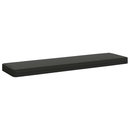 1-delt bænkepude VUGHT 100% polyester Antracit 110 x 30 x 5 cm