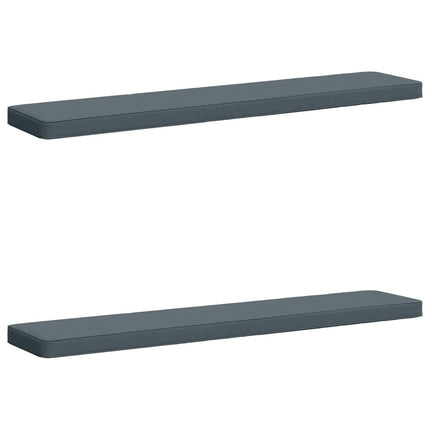 2-delt bænkepude VUGHT 2 pcs 100% polyester Blå 140 x 30 x 5 cm