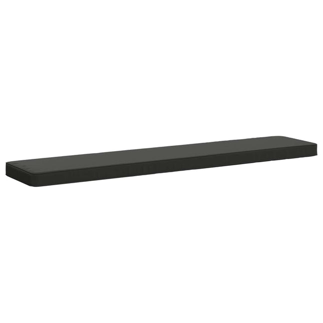 1-delt bænkepude VUGHT 100% polyester Antracit 140 x 30 x 5 cm