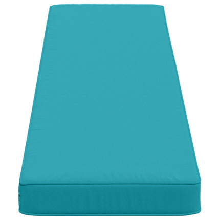 1-delt bænkepude VUGHT 100% polyester Turkis 140 x 30 x 5 cm