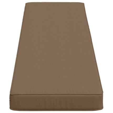 1-delt bænkepude VUGHT 100% polyester Gråbrun 150 x 30 x 5 cm