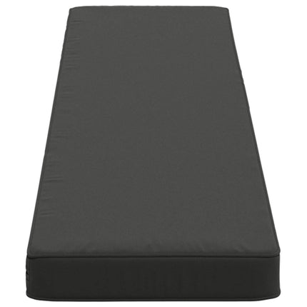 1-delt bænkepude VUGHT 100% polyester Antracit 150 x 30 x 5 cm