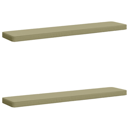 2-delt bænkepude VUGHT 2 pcs 100% polyester Lys grøn