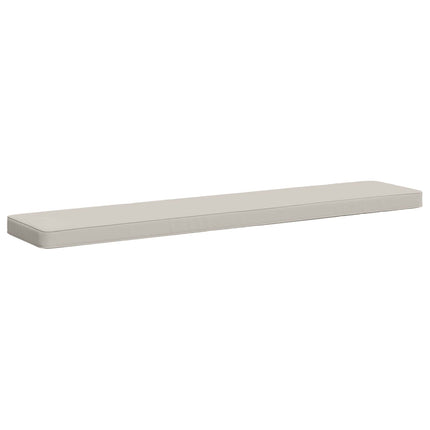 1-delt bænkepude VUGHT 100% polyester Hvid 160 x 30 x 5 cm