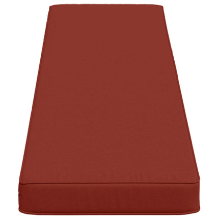1-delt bænkepude VUGHT 100% polyester Rød 160 x 30 x 5 cm