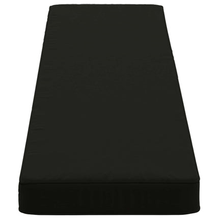 1-delt bænkepude VUGHT 100% polyester Sort 160 x 30 x 5 cm