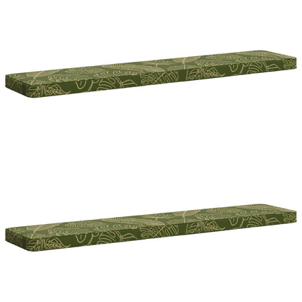 2-delt bænkepude VUGHT 2 pcs 100% polyester Bladdesign