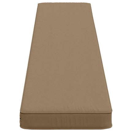 2-delt bænkepude VUGHT 2 pcs 100% polyester Gråbrun