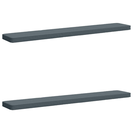 2-delt bænkepude VUGHT 2 pcs 100% polyester Blå 180 x 30 x 5 cm