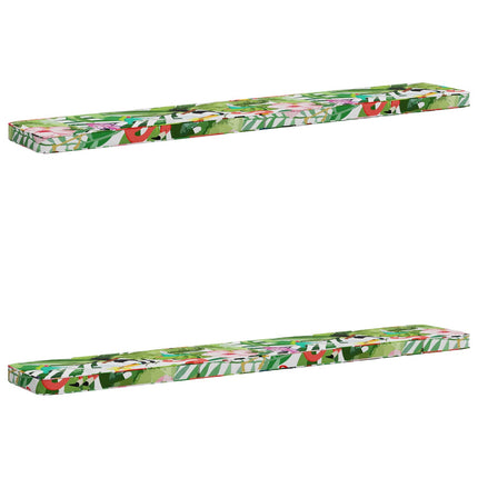 2-delt bænkepude VUGHT 2 pcs 100% polyester Flerfarvet