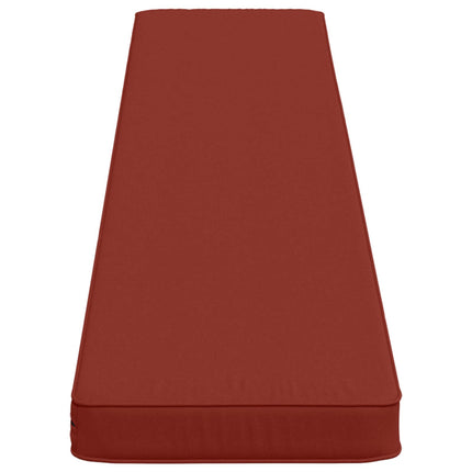 1-delt bænkepude VUGHT 100% polyester Rød 200 x 30 x 5 cm